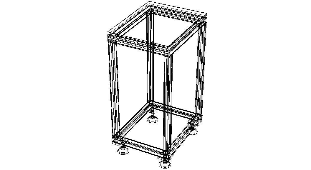 Custom Workpiece Support Stand 3D model_4