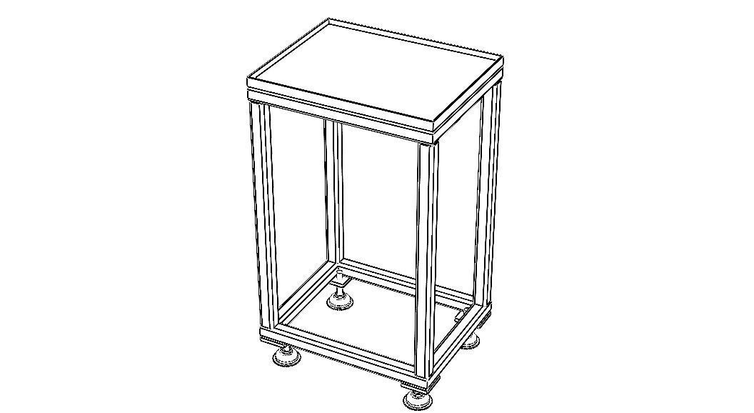 Custom Workpiece Support Stand 3D model_22