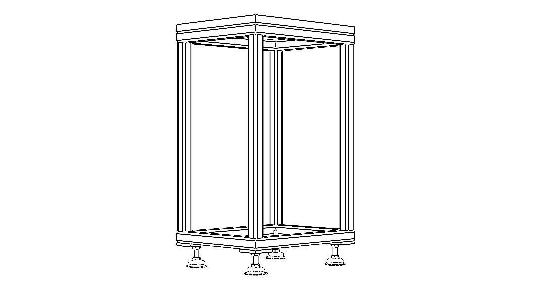 Custom Workpiece Support Stand 3D model_26