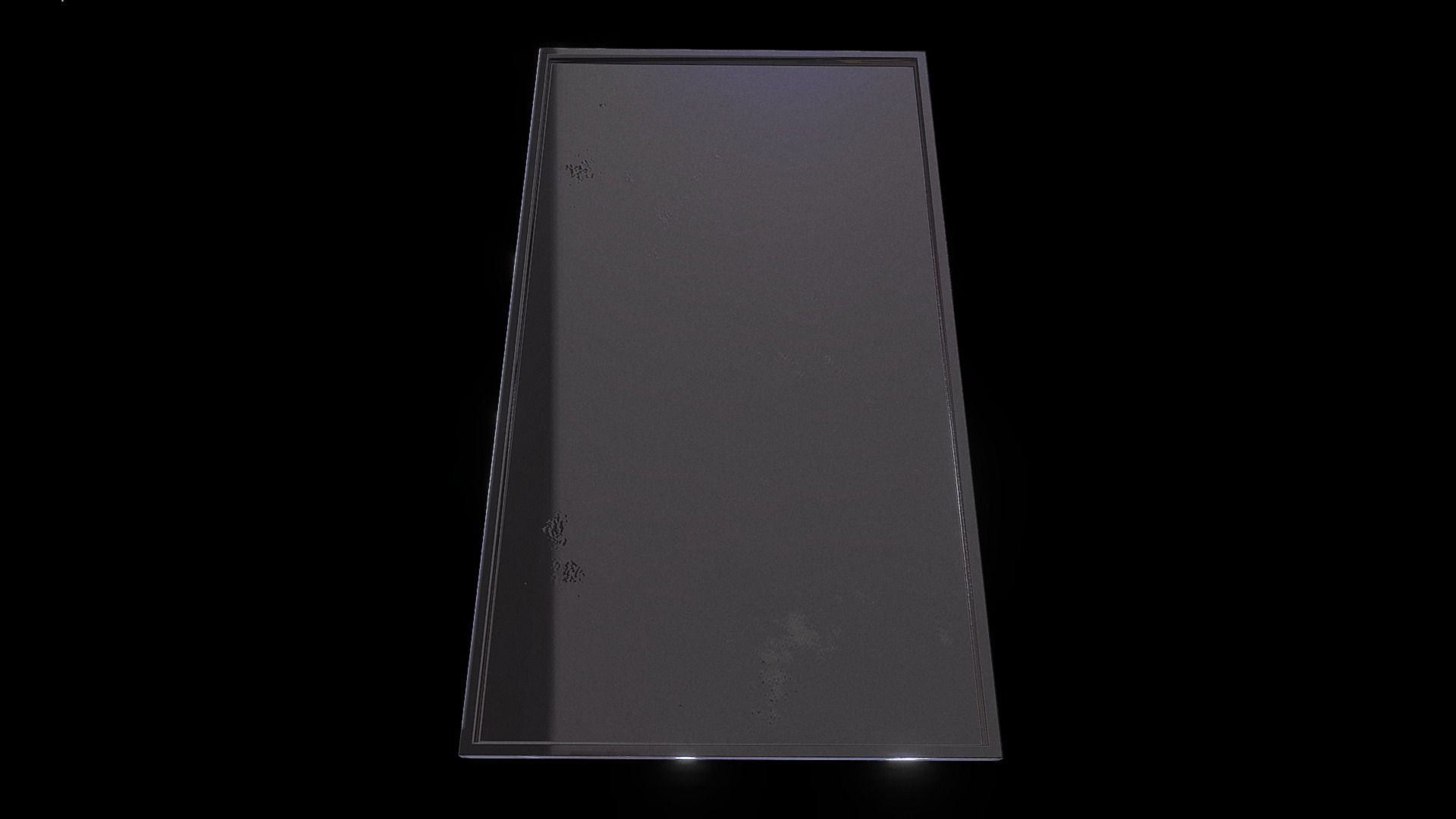 low poly solar panel 3 maps optimized gameready Low-poly 3D model_3