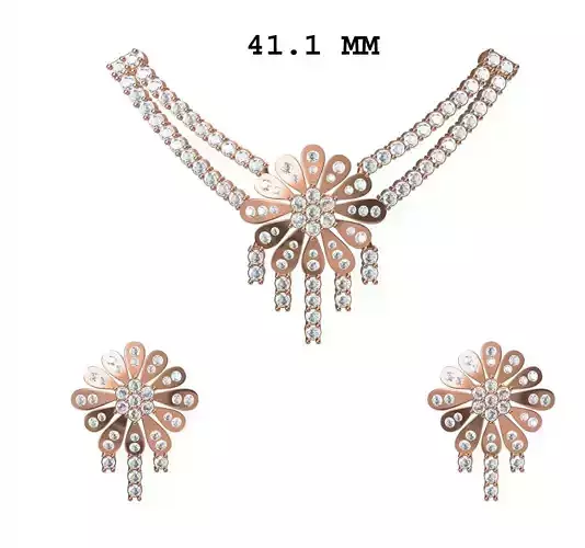 Women Earrings Pendant Set STL JCD Details