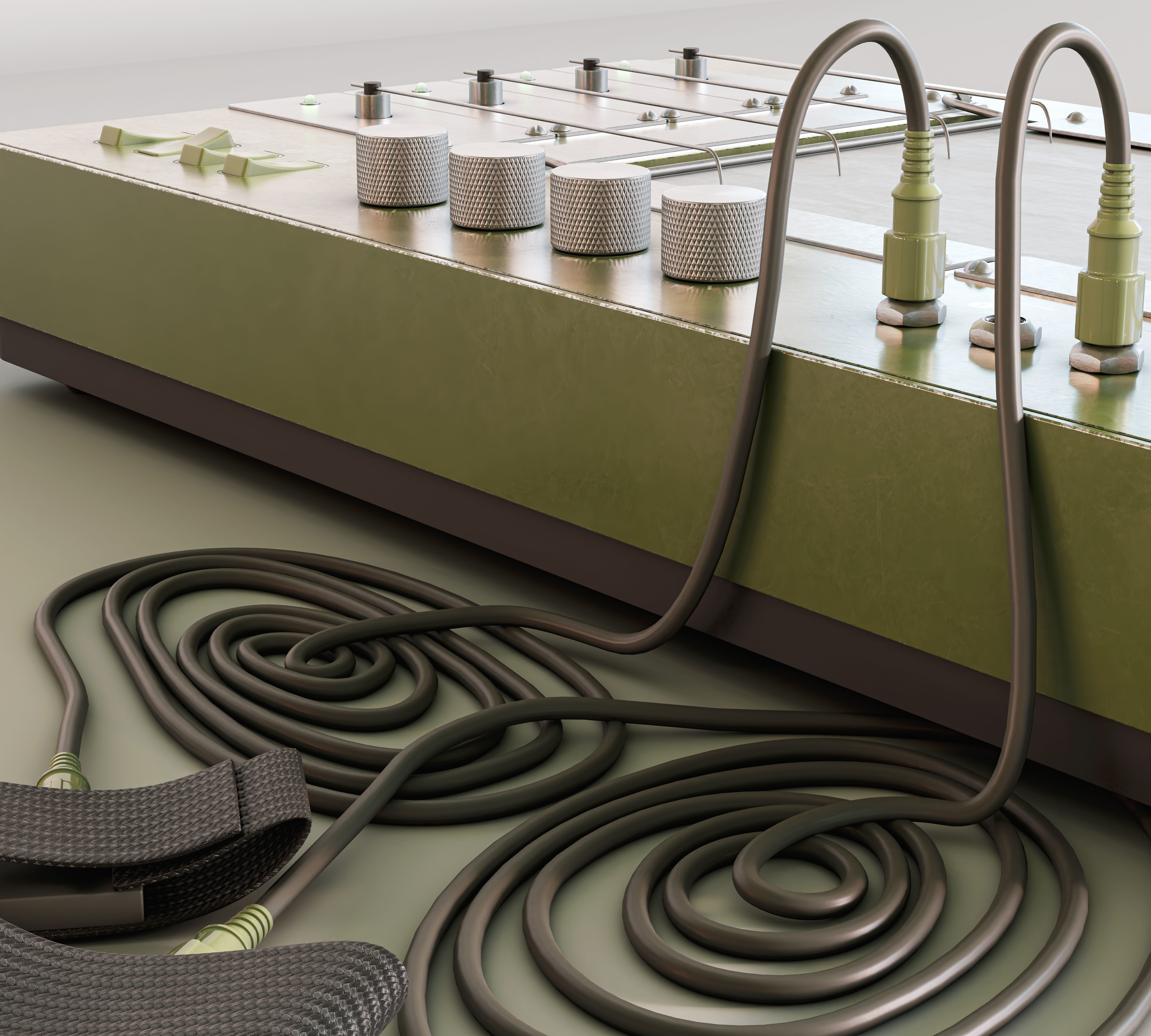 Polygraph Lie Detector Kit 3D model_13