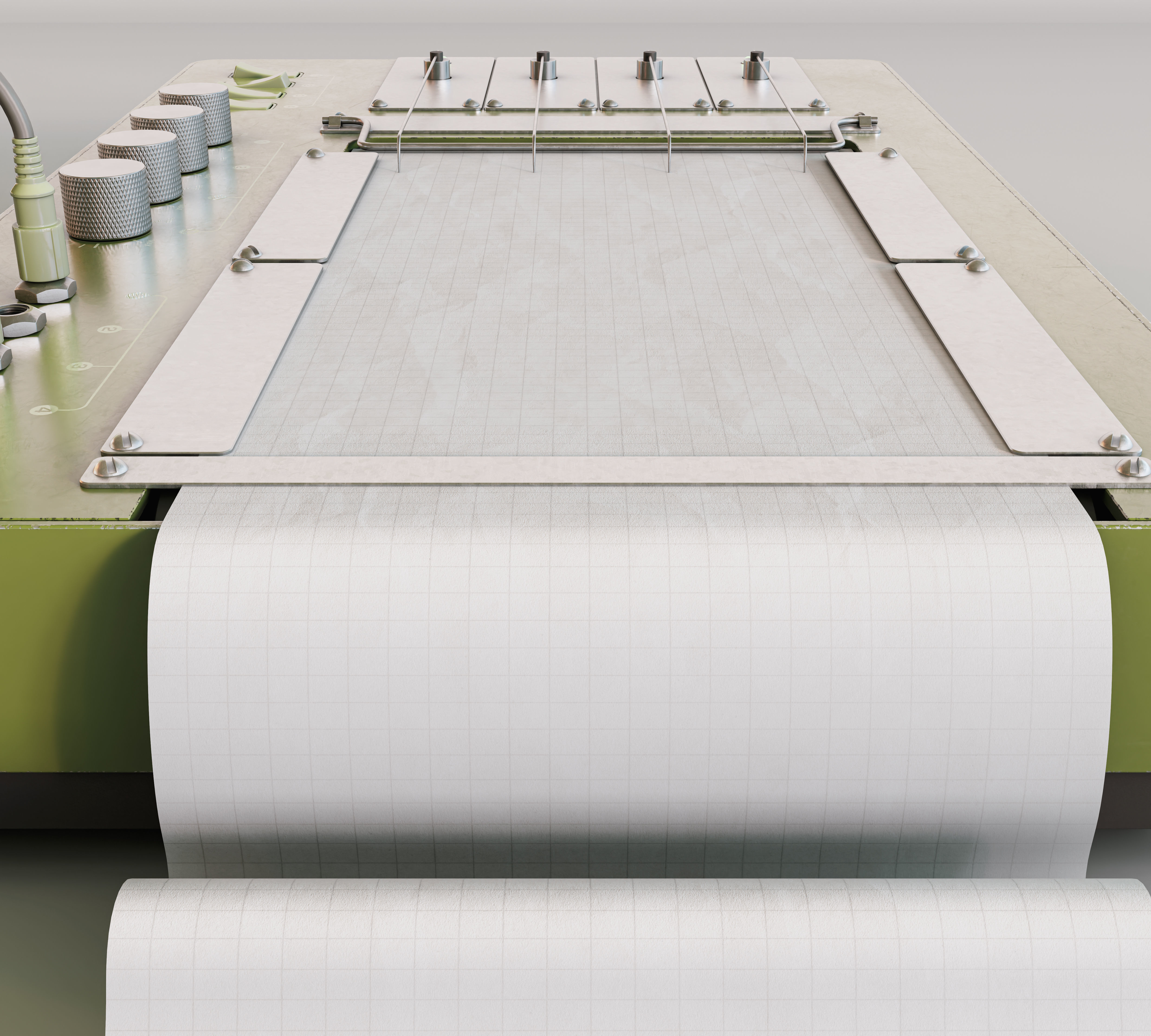 Polygraph Lie Detector Kit 3D model_7