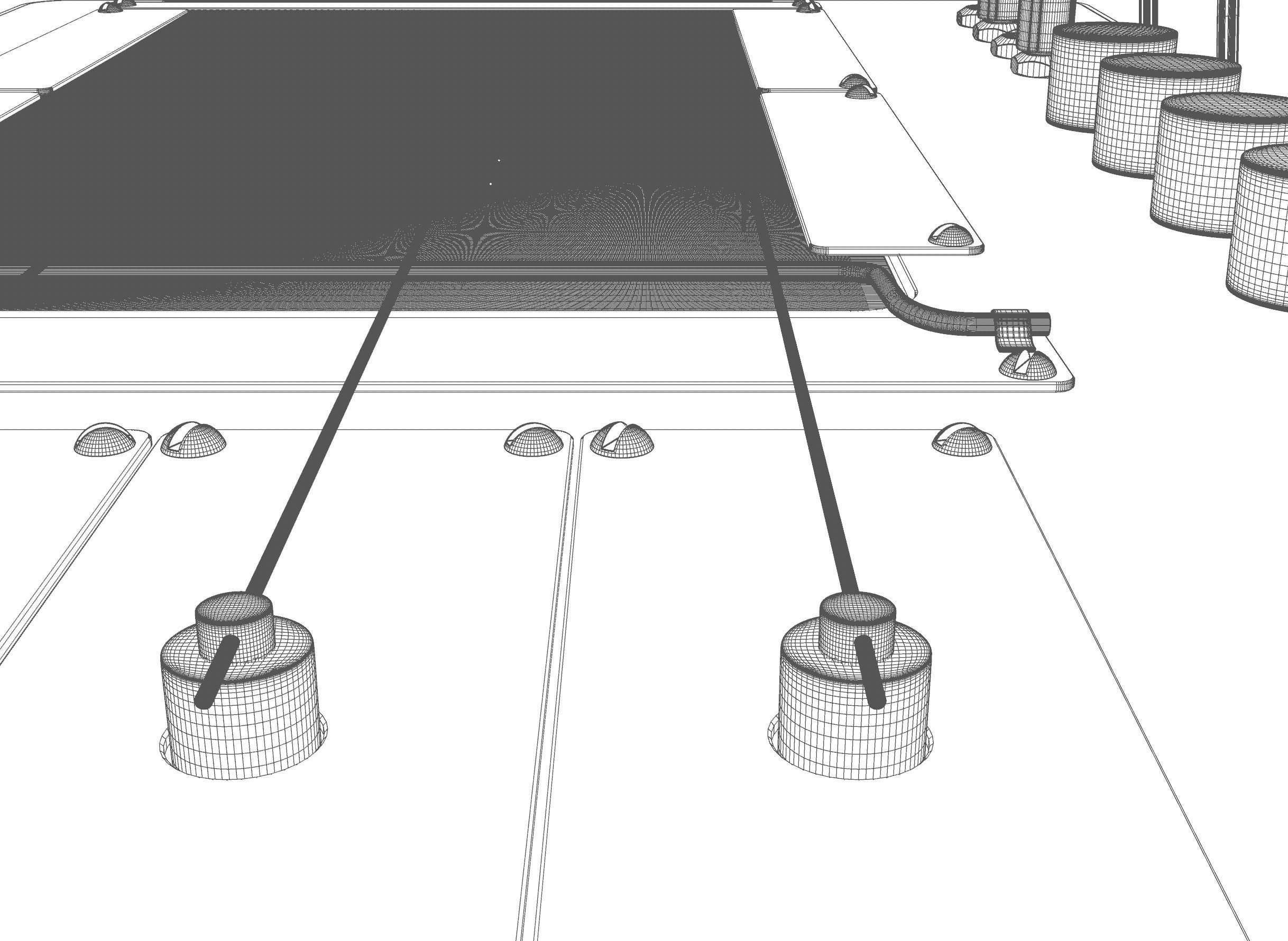 Polygraph Lie Detector Kit 3D model_17
