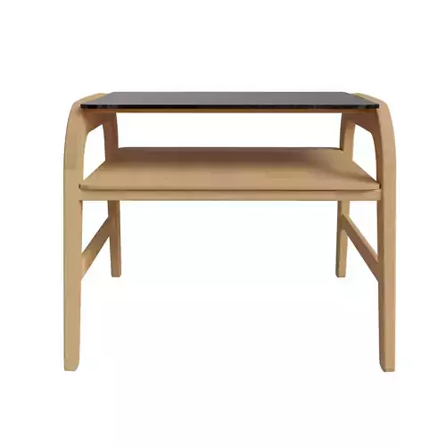 Double top wooden table