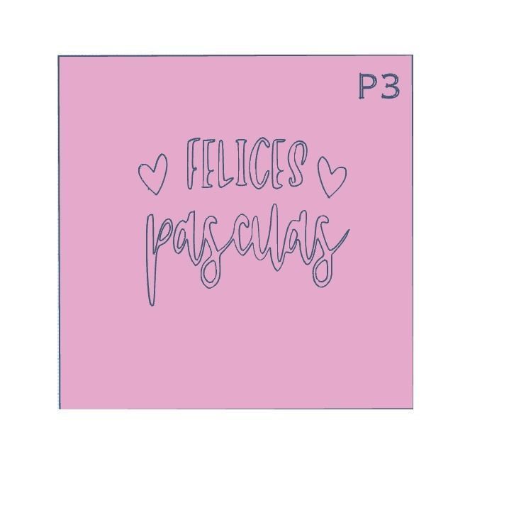 Combo x 28 Texturizadores Pascua COnejo Zanahoria Huevo Cruz  3D print model_9