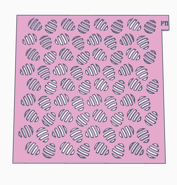 Combo x 28 Texturizadores Pascua COnejo Zanahoria Huevo Cruz  3D print model_16