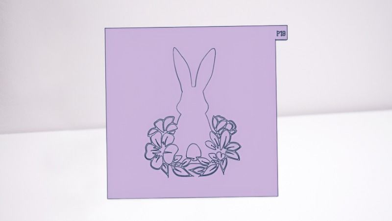 Combo x 28 Texturizadores Pascua COnejo Zanahoria Huevo Cruz  3D print model_10