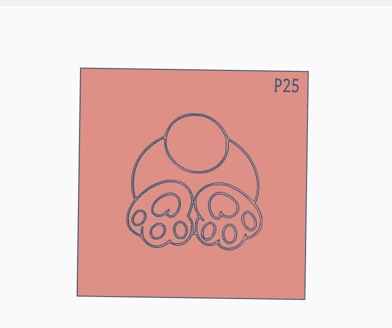 Combo x 28 Texturizadores Pascua COnejo Zanahoria Huevo Cruz  3D print model_7