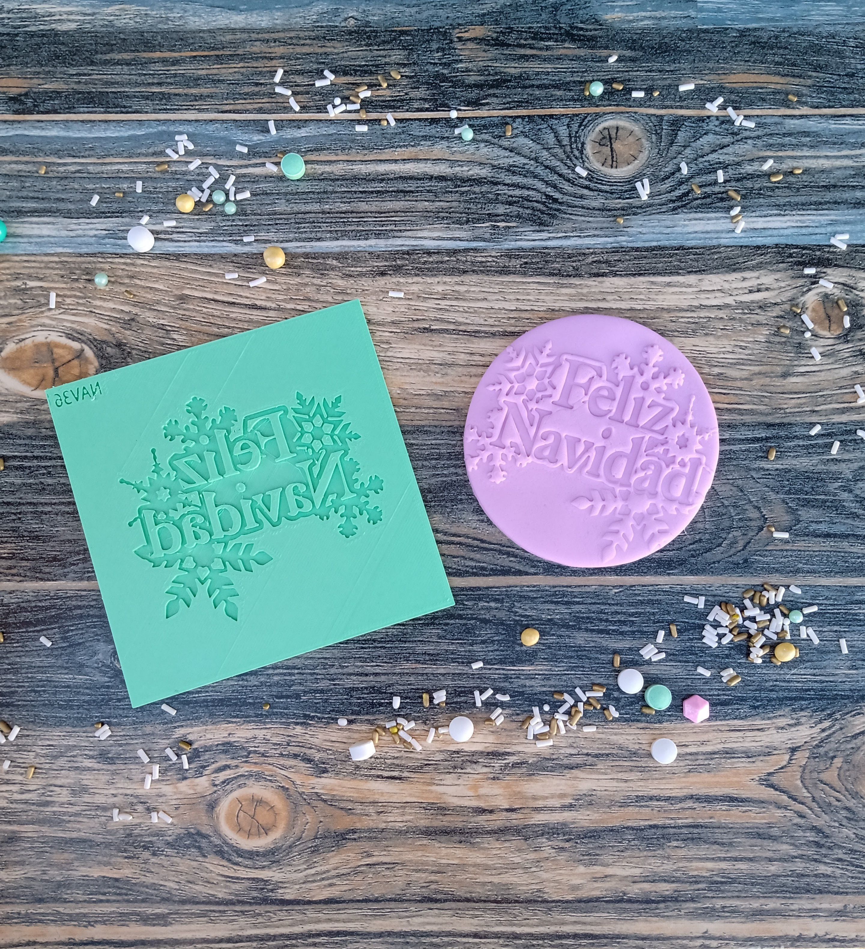 Combo x 48 Texturizadores Navidad Holidays Textura 3D print model_16