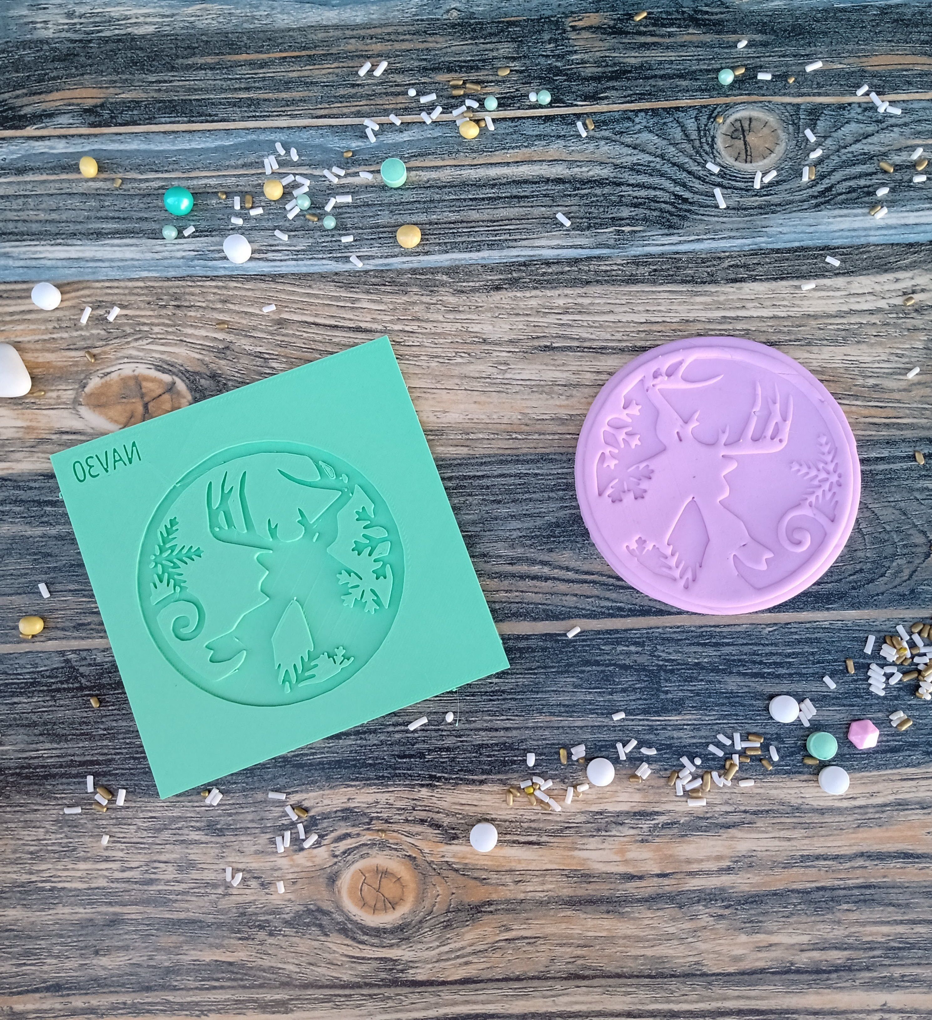 Combo x 48 Texturizadores Navidad Holidays Textura 3D print model_20