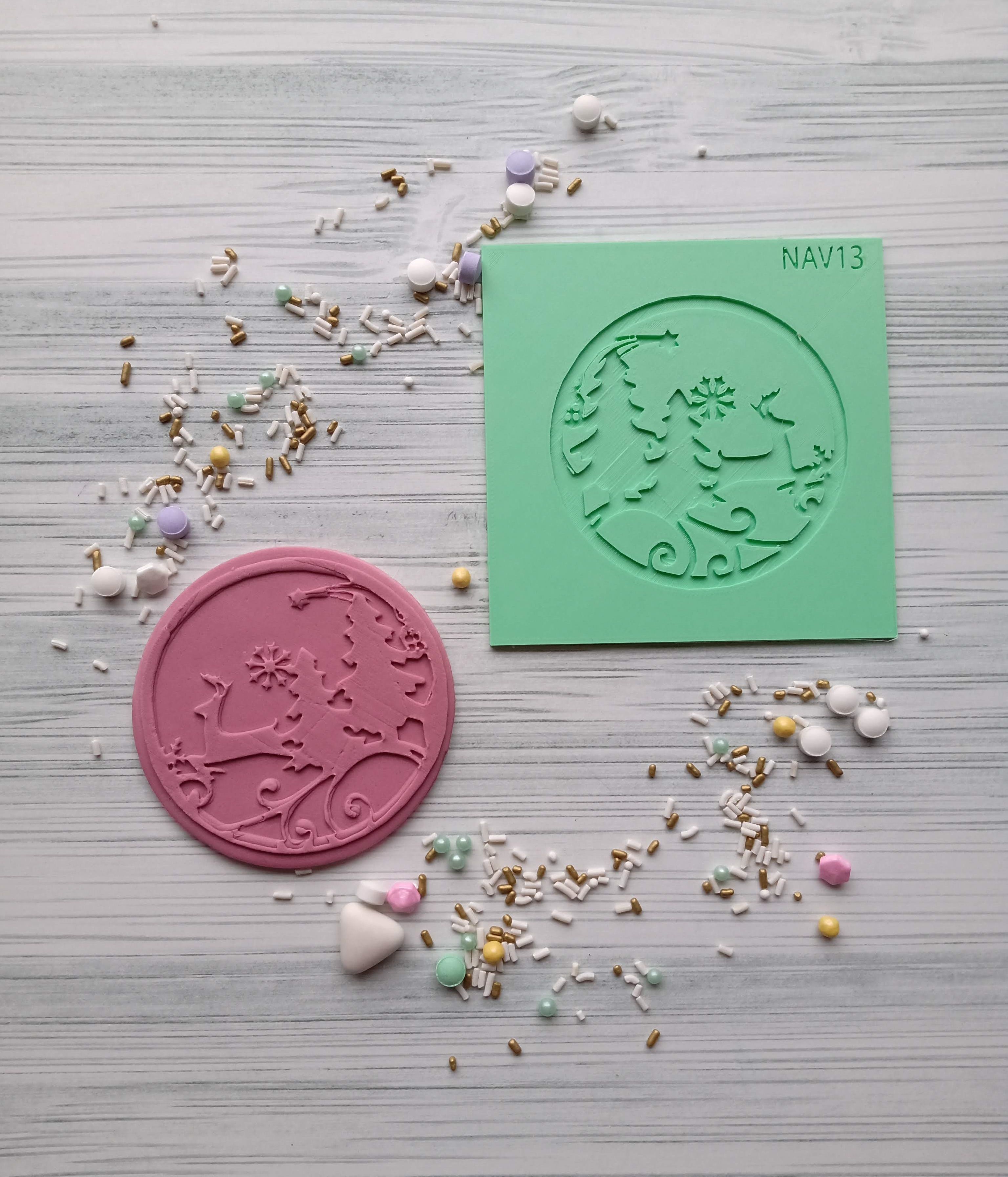 Combo x 48 Texturizadores Navidad Holidays Textura 3D print model_2