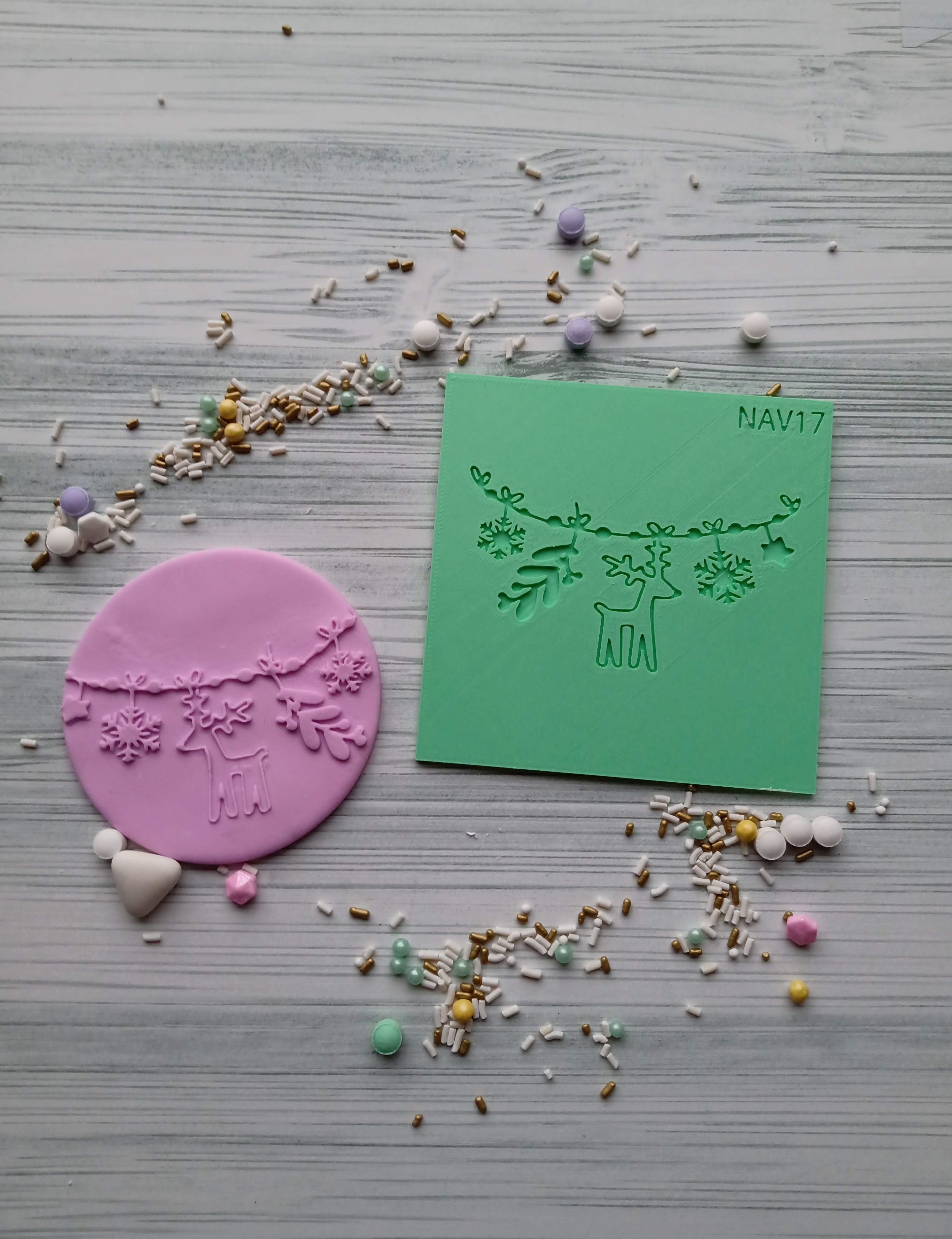 Combo x 48 Texturizadores Navidad Holidays Textura 3D print model_5