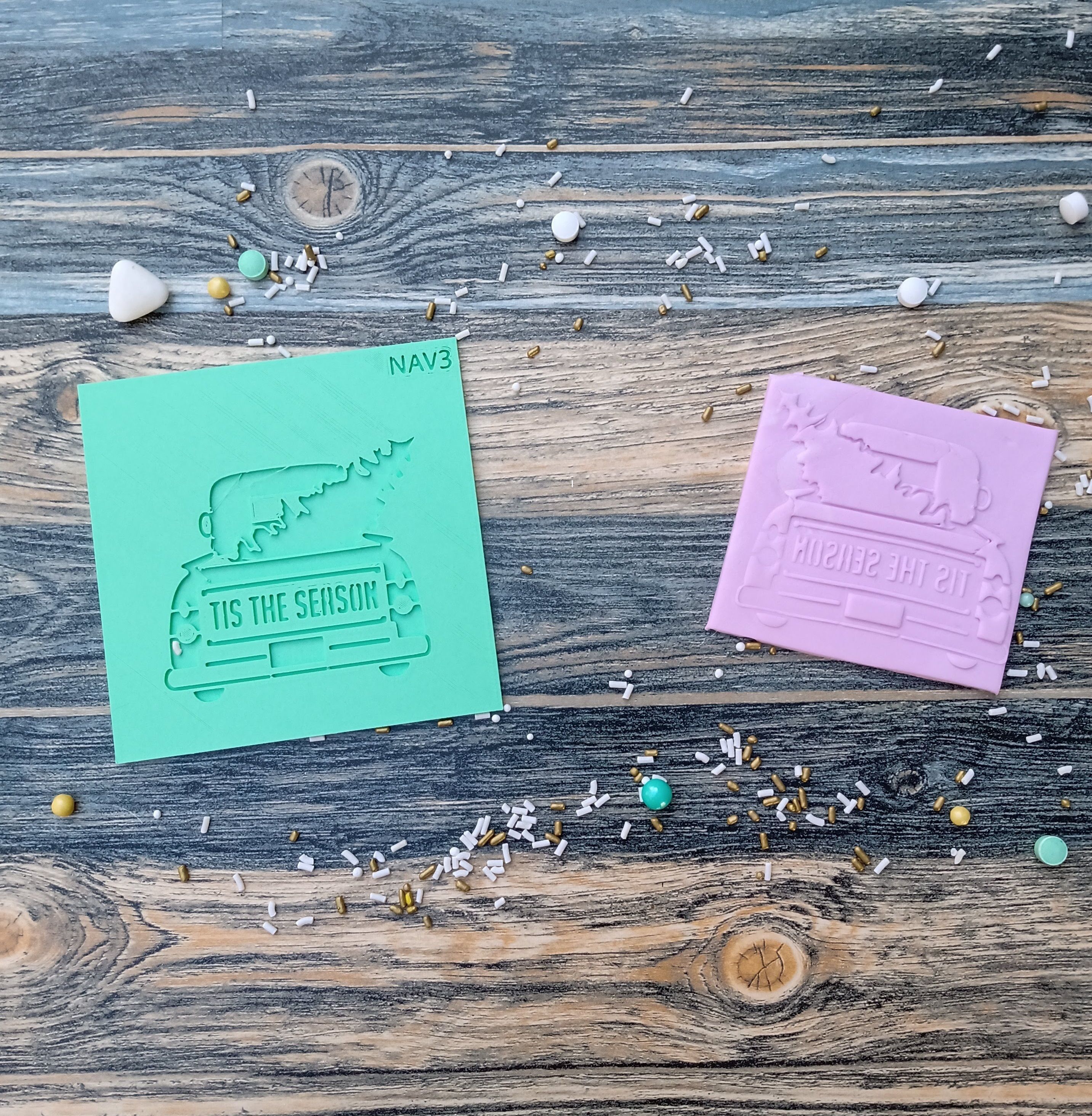 Combo x 48 Texturizadores Navidad Holidays Textura 3D print model_21