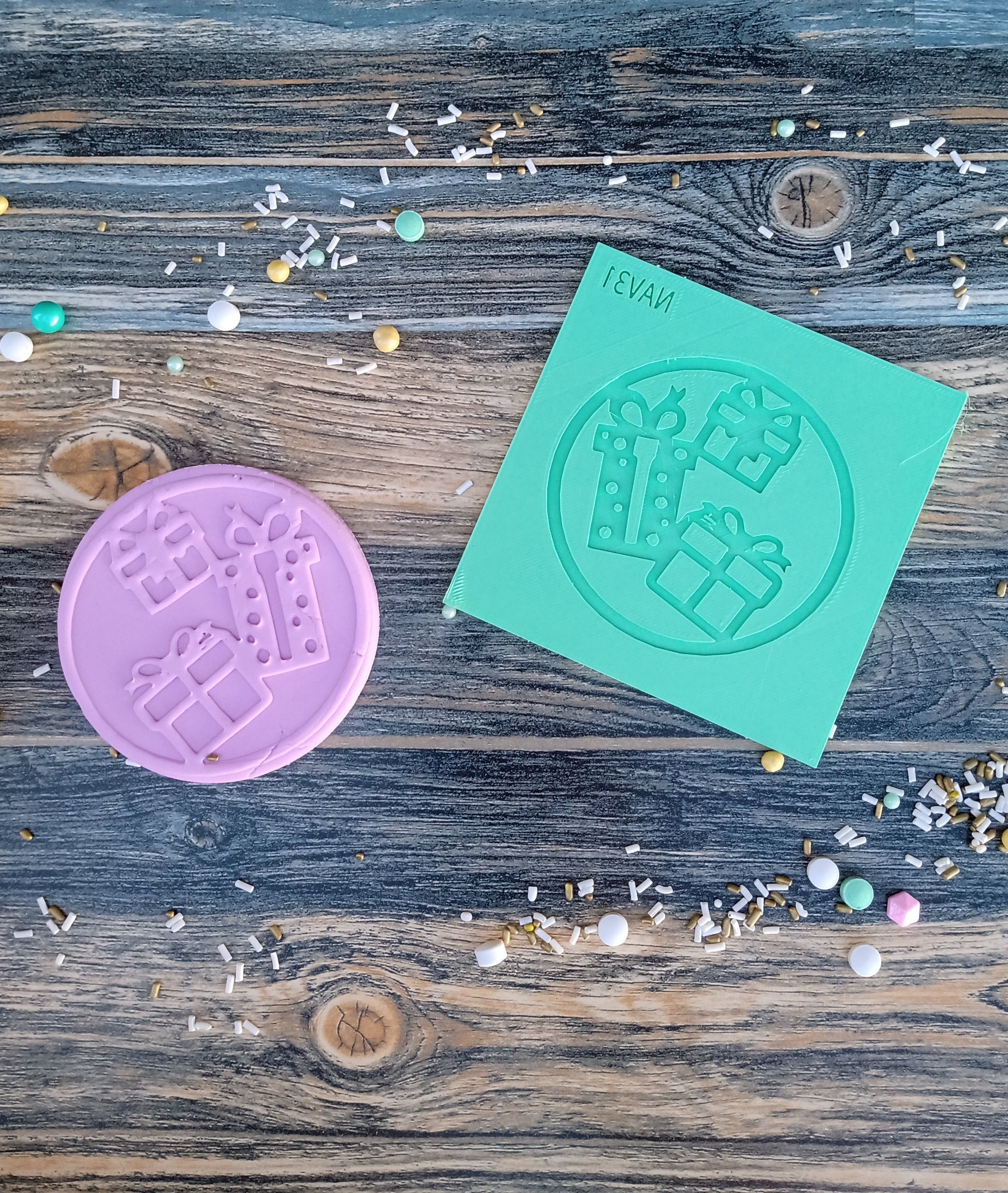 Combo x 48 Texturizadores Navidad Holidays Textura 3D print model_14