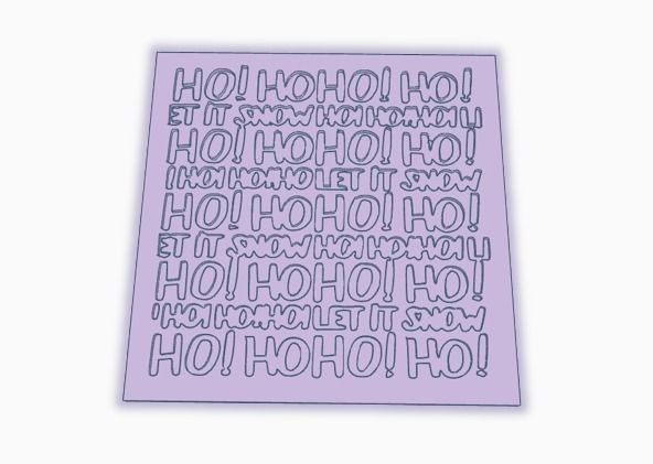 Combo x 48 Texturizadores Navidad Holidays Textura 3D print model_32