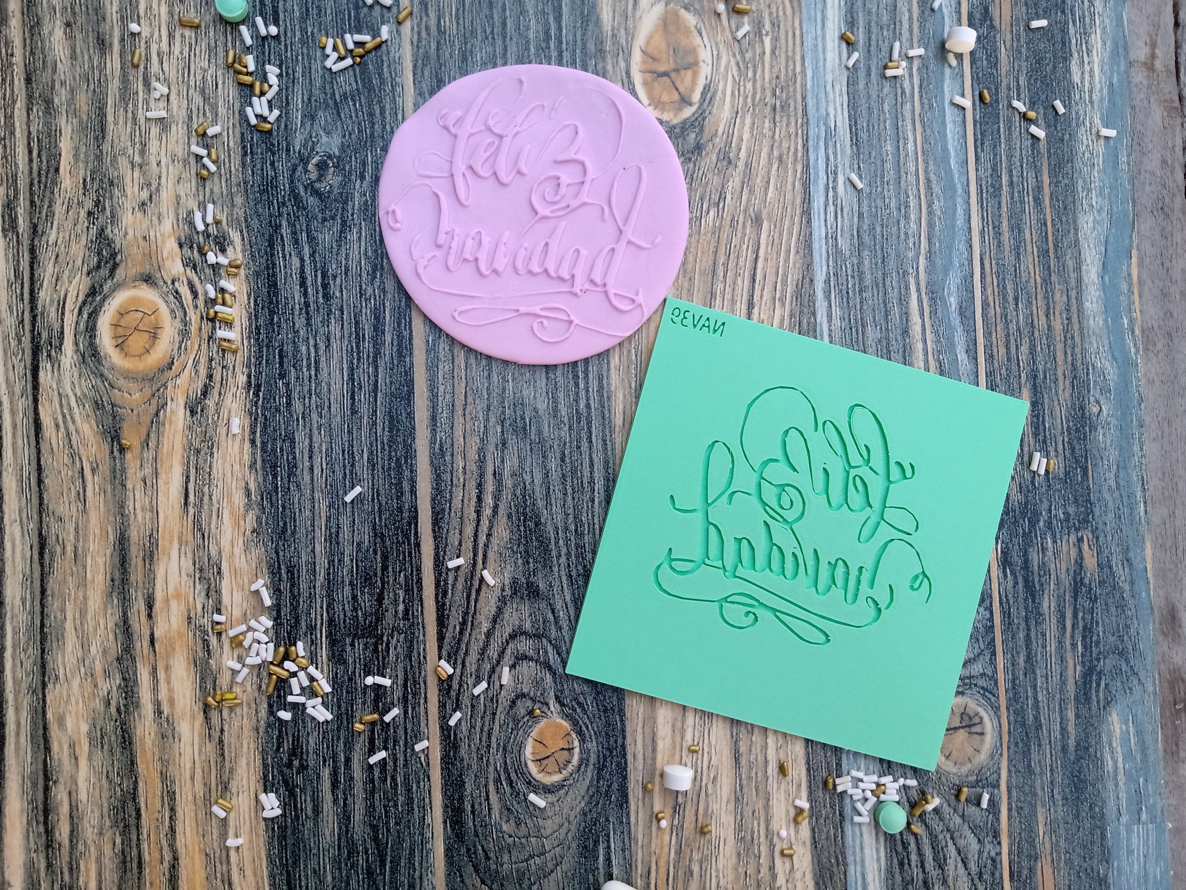 Combo x 48 Texturizadores Navidad Holidays Textura 3D print model_25