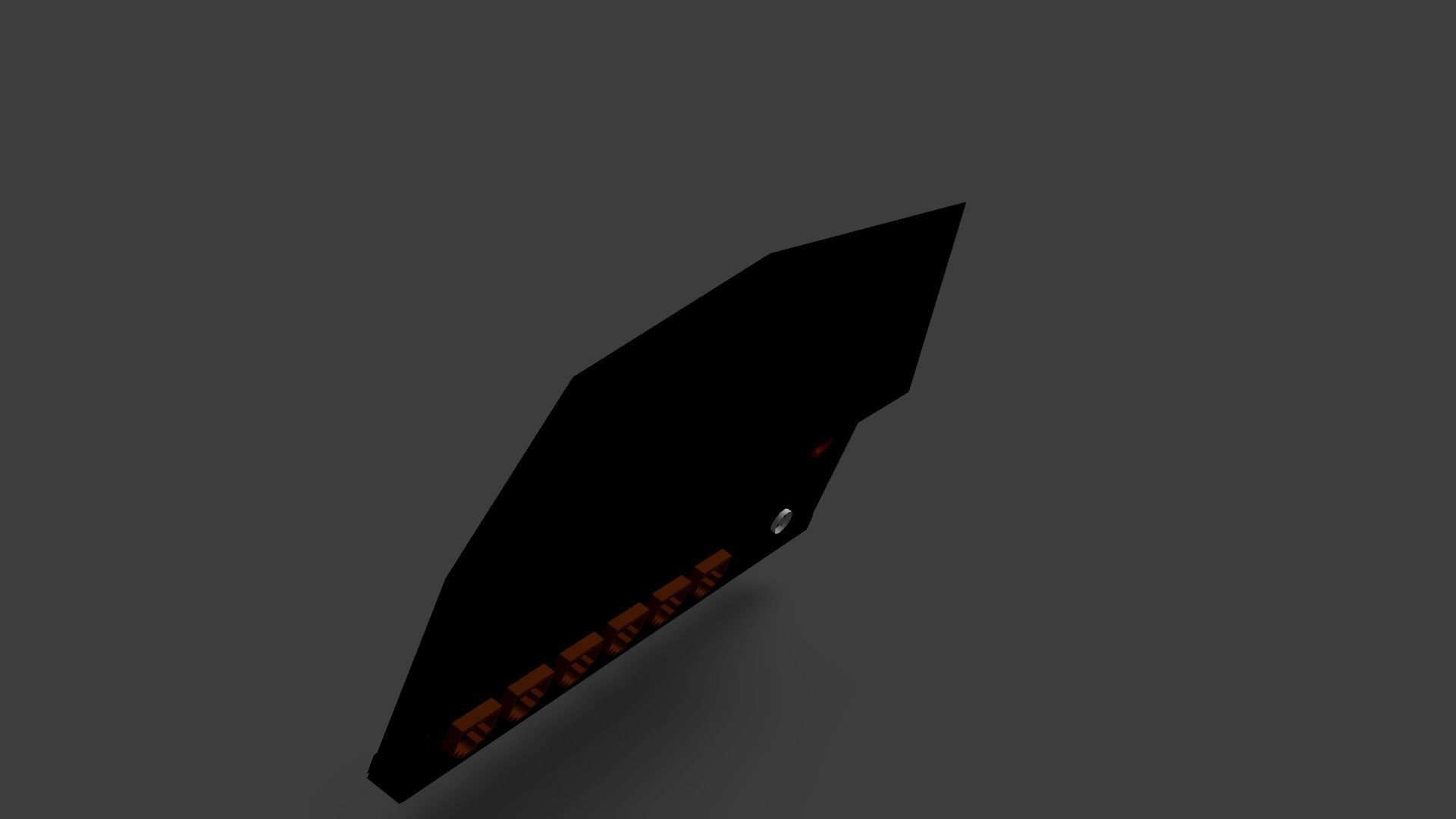 Sample Modem Or Router like Vodafone Station Low-poly 3D model_60