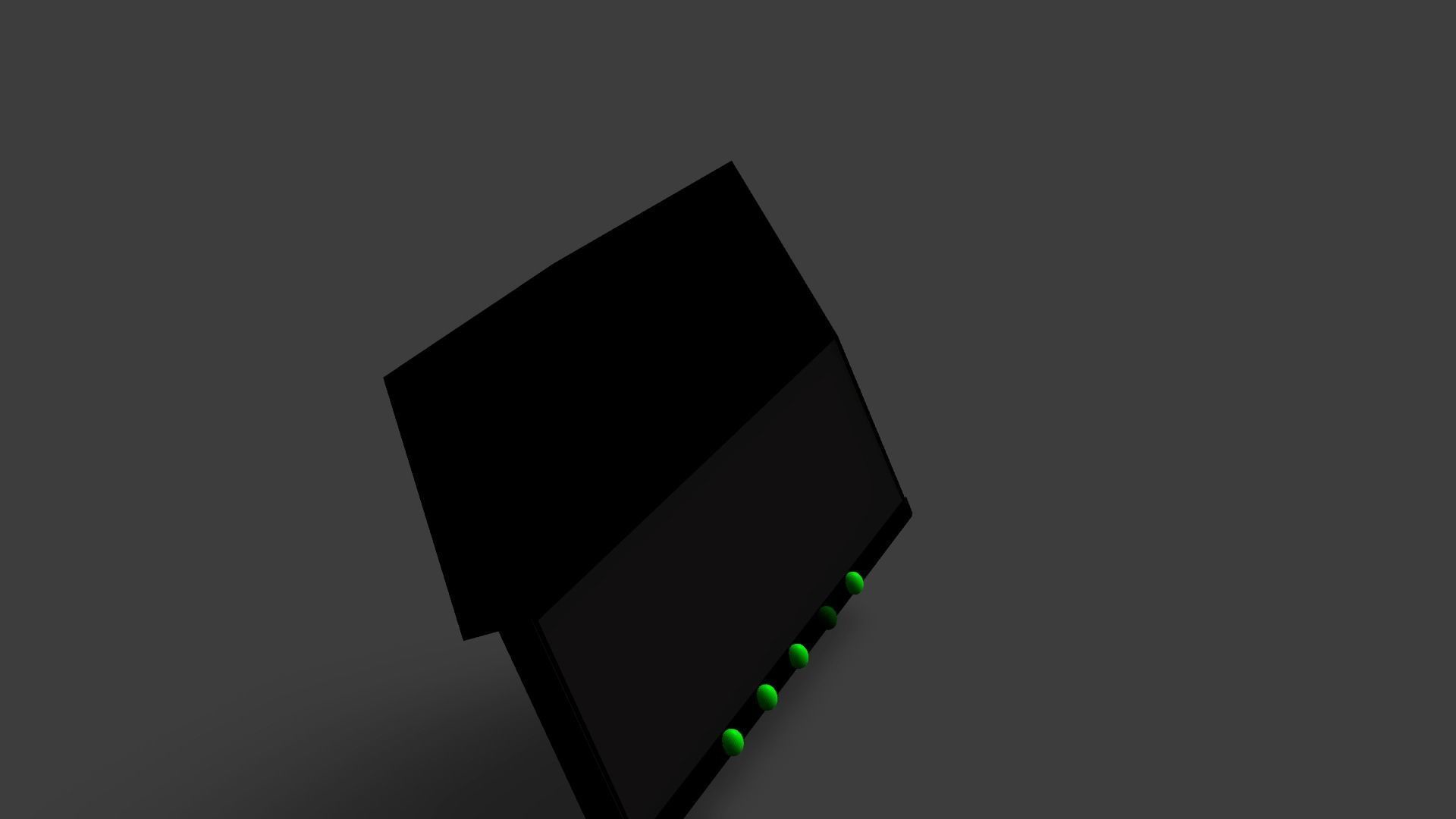 Sample Modem Or Router like Vodafone Station Low-poly 3D model_17