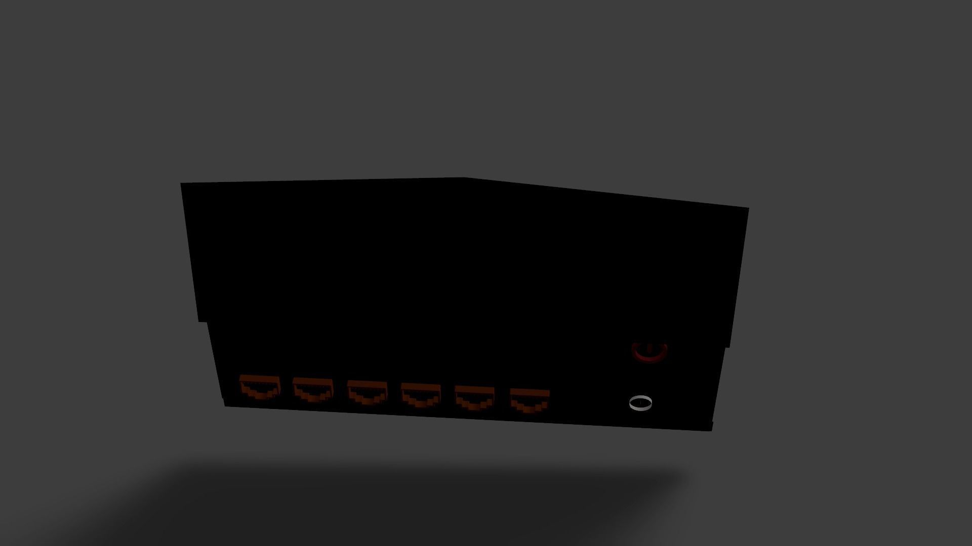 Sample Modem Or Router like Vodafone Station Low-poly 3D model_44