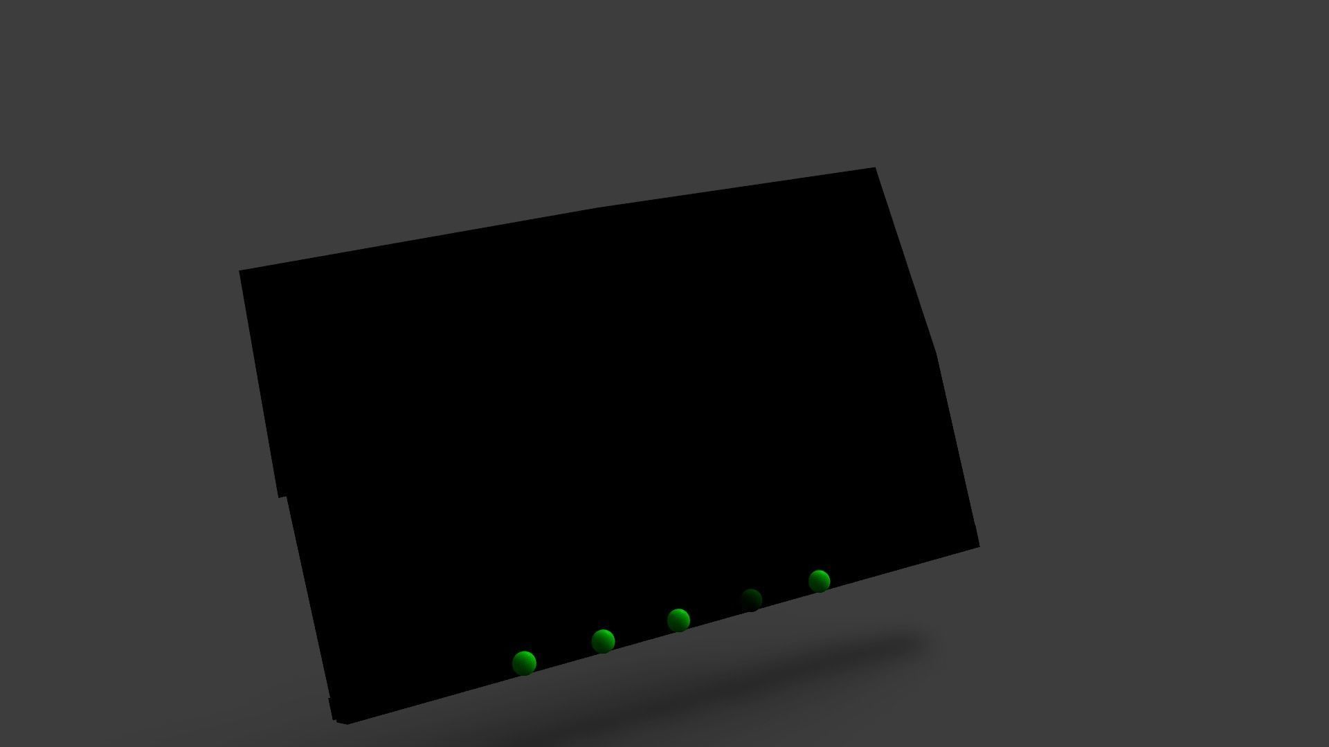Sample Modem Or Router like Vodafone Station Low-poly 3D model_7