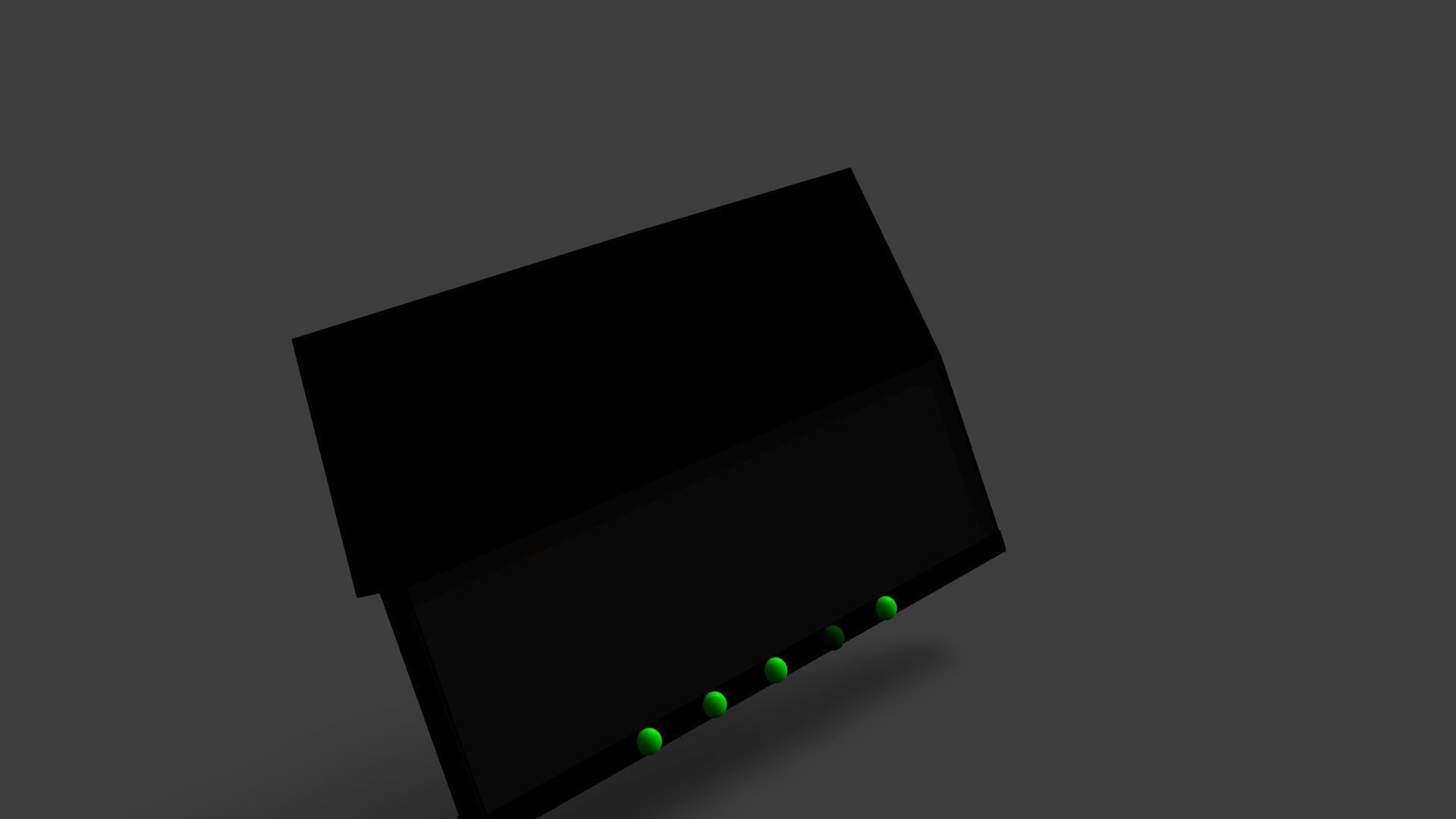 Sample Modem Or Router like Vodafone Station Low-poly 3D model_12