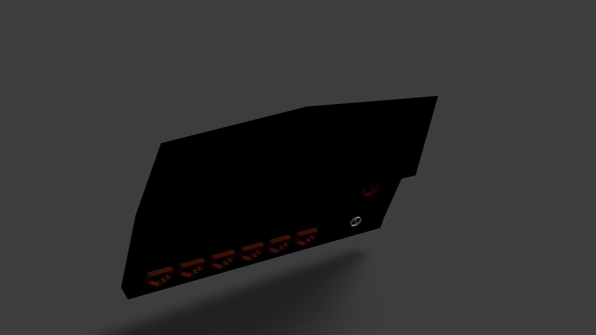 Sample Modem Or Router like Vodafone Station Low-poly 3D model_54