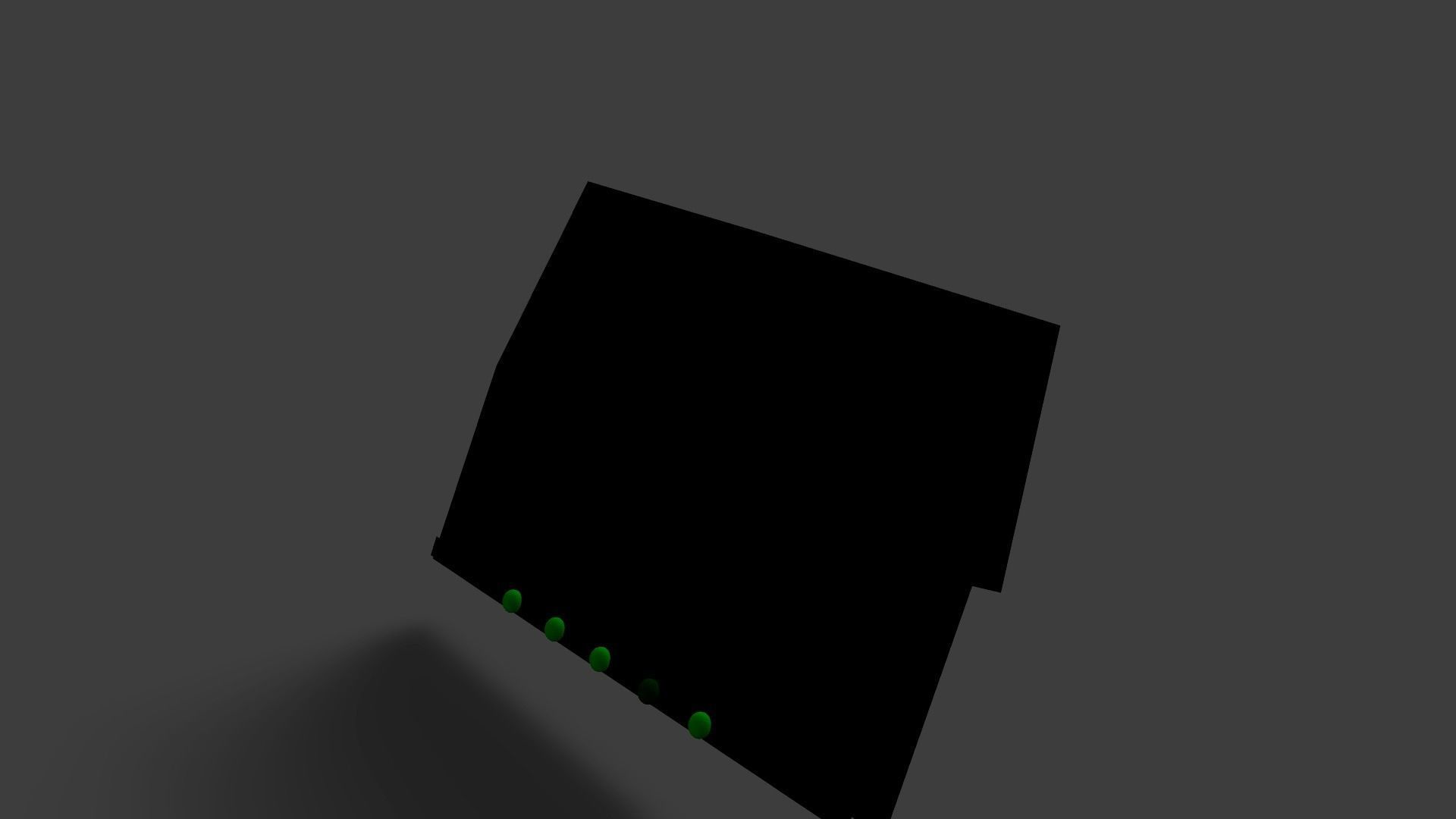 Sample Modem Or Router like Vodafone Station Low-poly 3D model_76