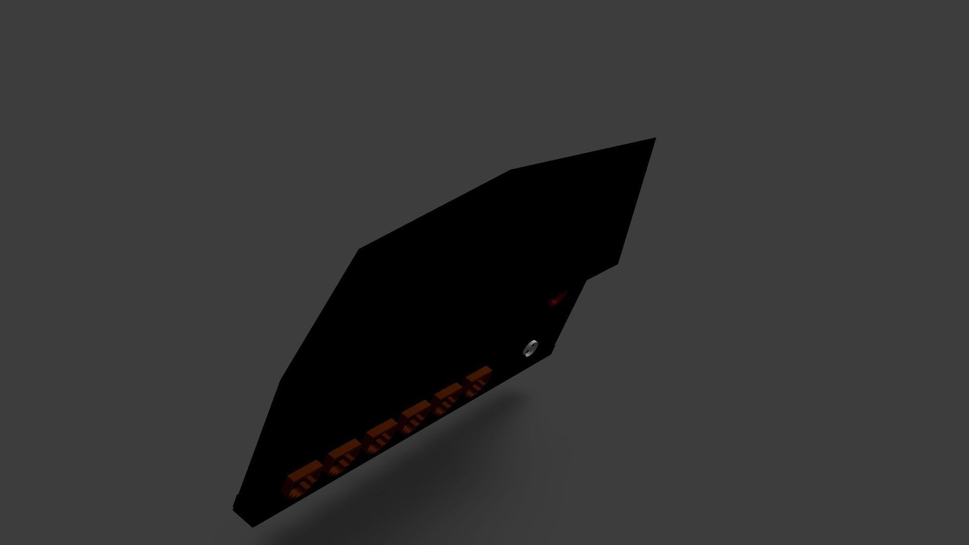 Sample Modem Or Router like Vodafone Station Low-poly 3D model_59