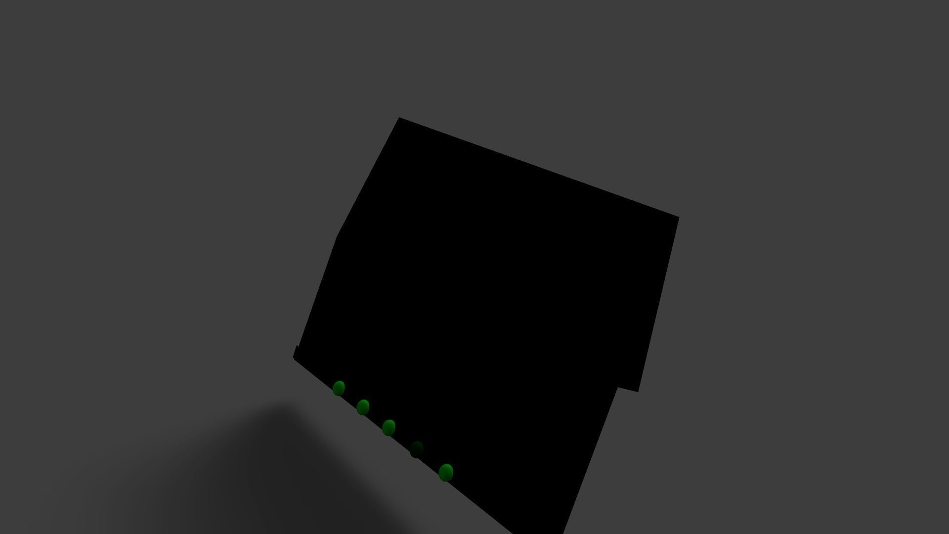 Sample Modem Or Router like Vodafone Station Low-poly 3D model_75