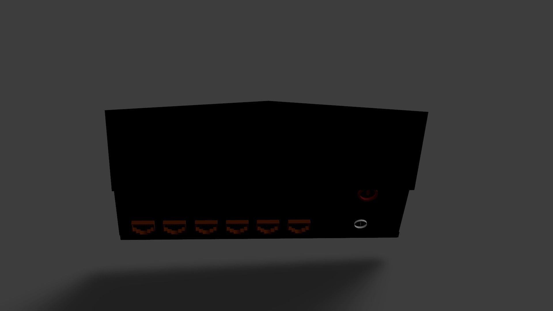 Sample Modem Or Router like Vodafone Station Low-poly 3D model_46