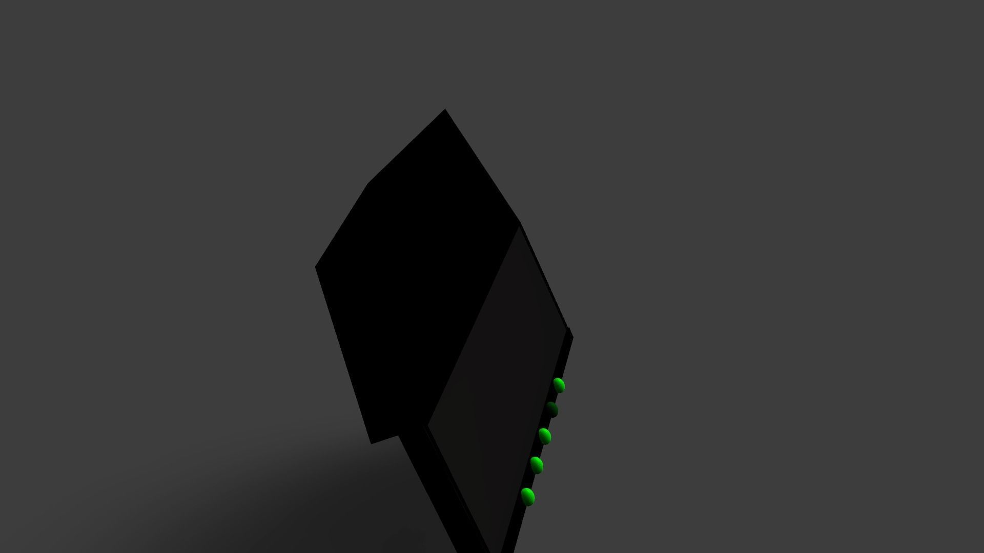 Sample Modem Or Router like Vodafone Station Low-poly 3D model_20