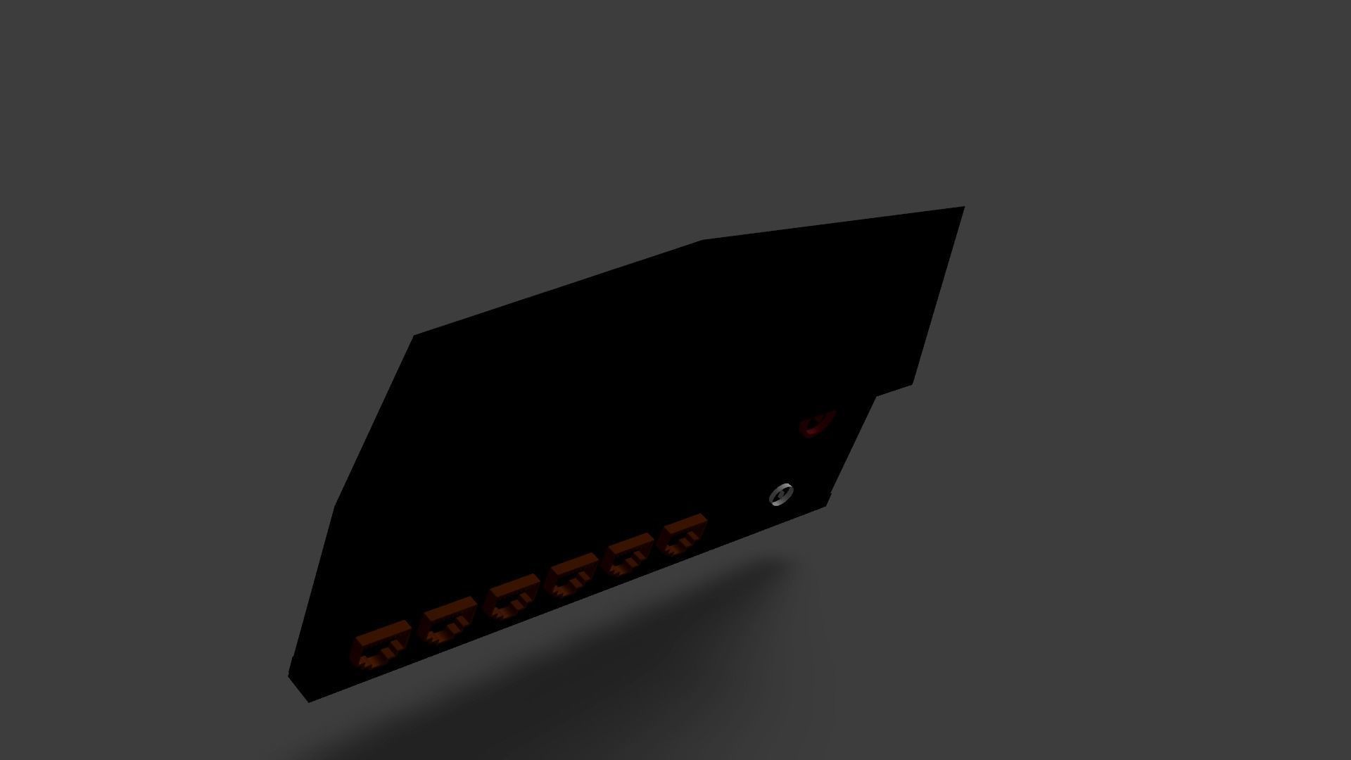 Sample Modem Or Router like Vodafone Station Low-poly 3D model_56