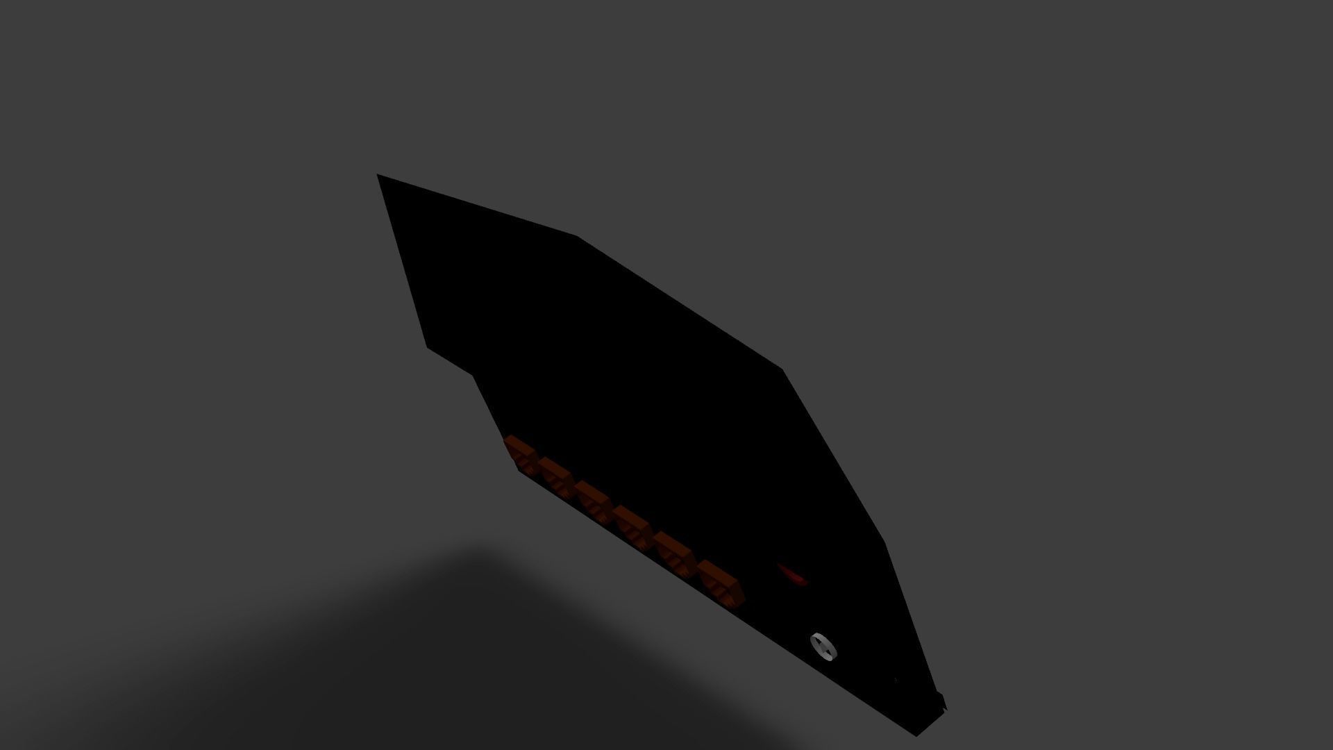 Sample Modem Or Router like Vodafone Station Low-poly 3D model_31