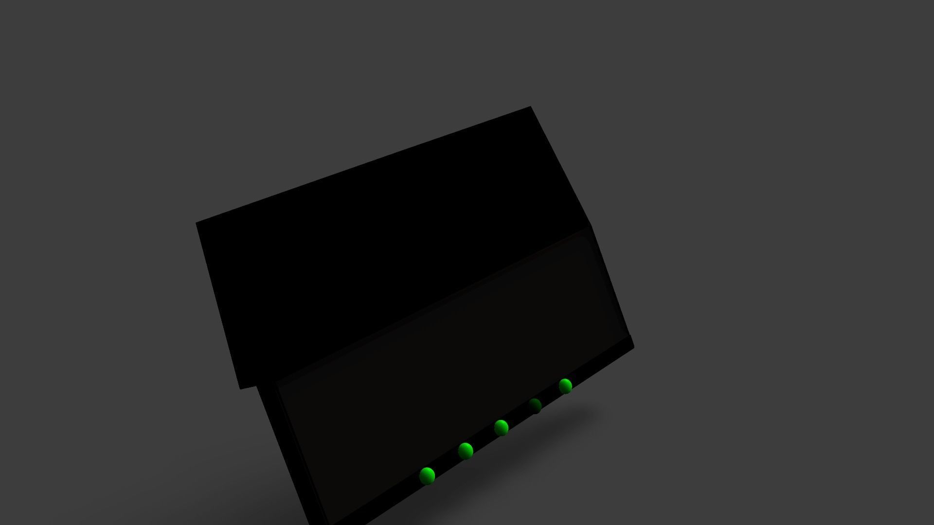 Sample Modem Or Router like Vodafone Station Low-poly 3D model_13