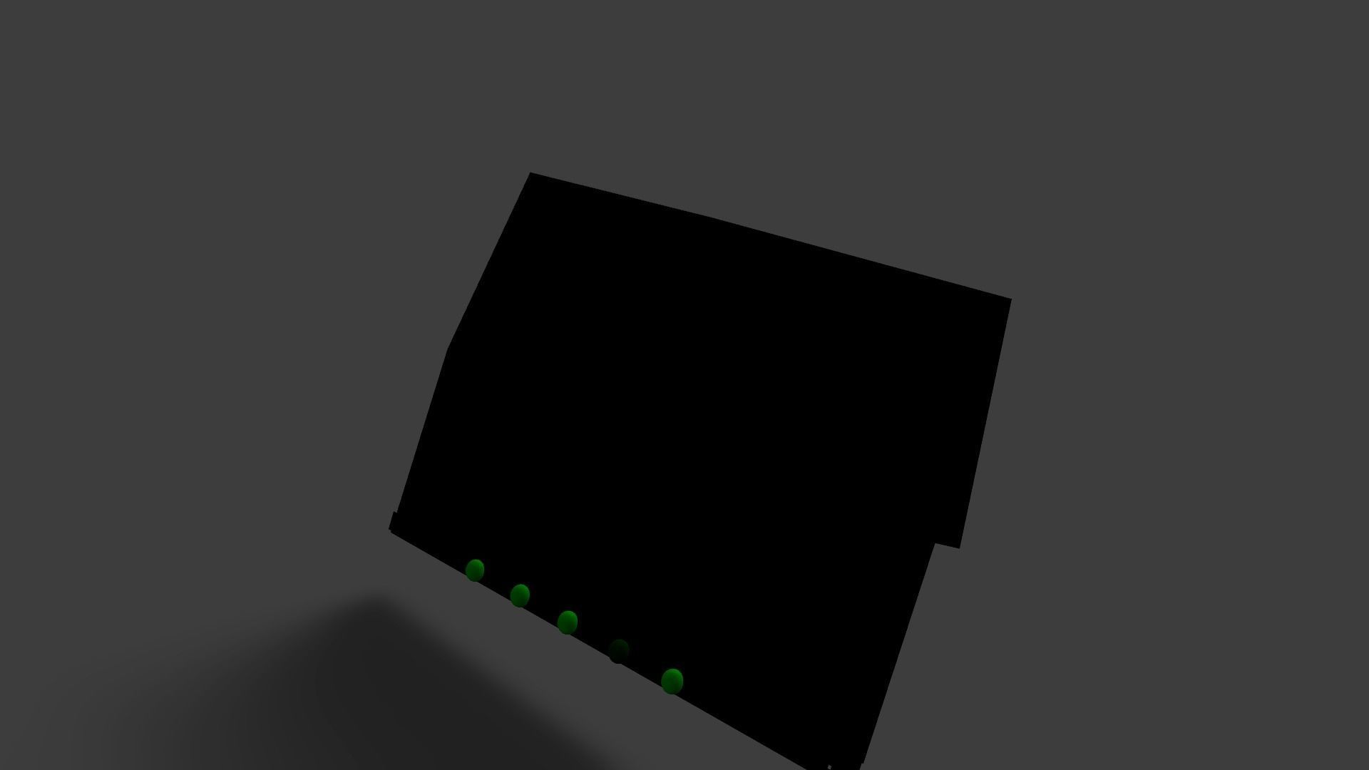 Sample Modem Or Router like Vodafone Station Low-poly 3D model_77