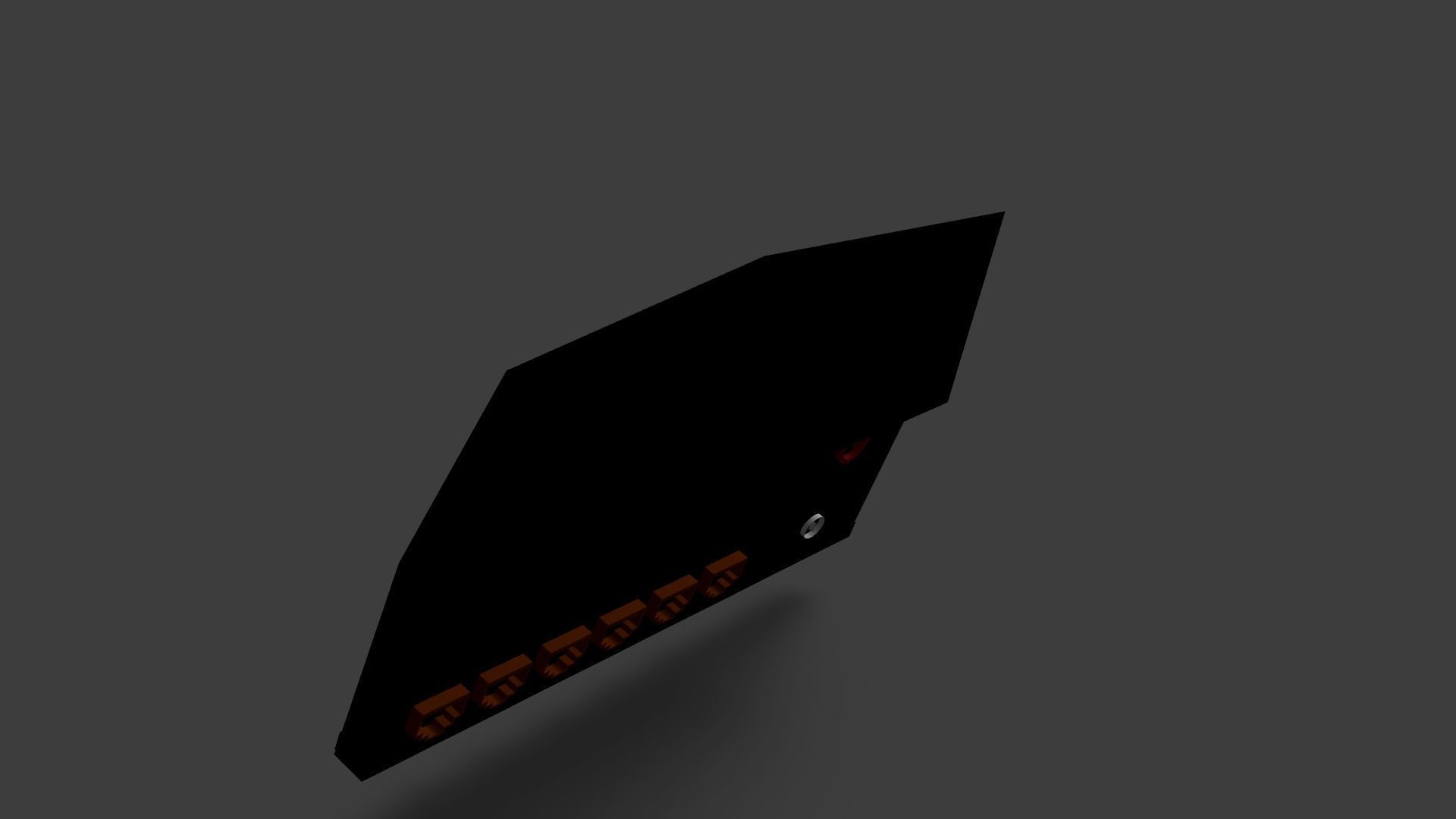 Sample Modem Or Router like Vodafone Station Low-poly 3D model_58