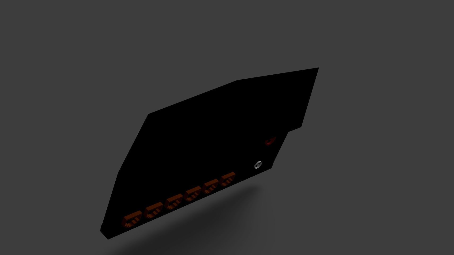 Sample Modem Or Router like Vodafone Station Low-poly 3D model_57