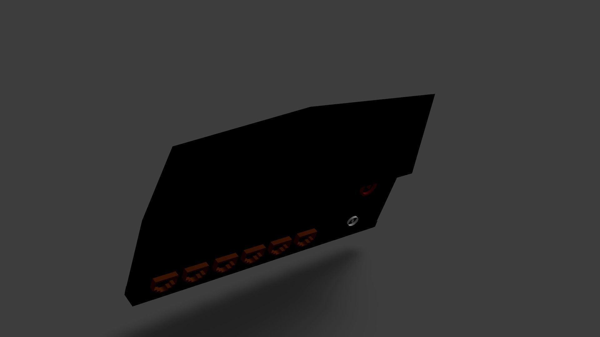 Sample Modem Or Router like Vodafone Station Low-poly 3D model_55