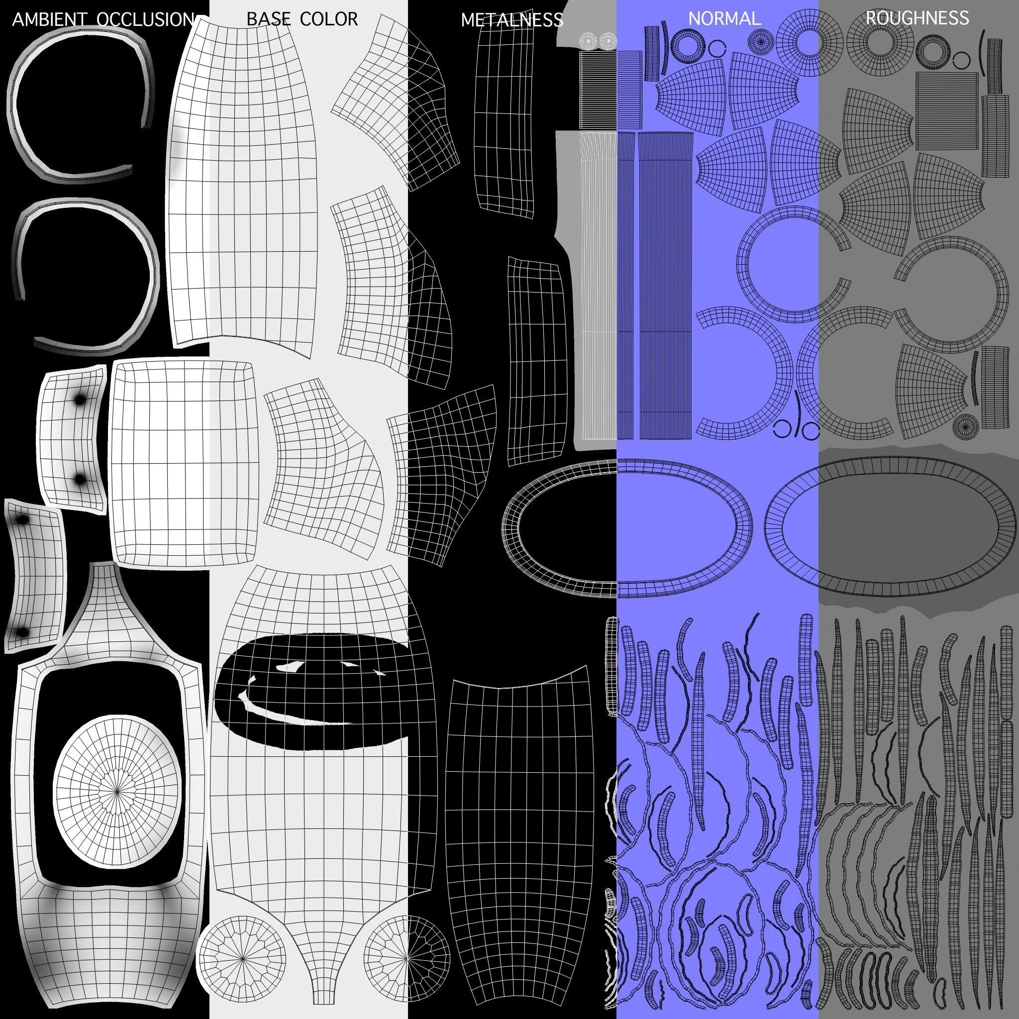 Figure among us fencer easy print 3D model 3D print model_14