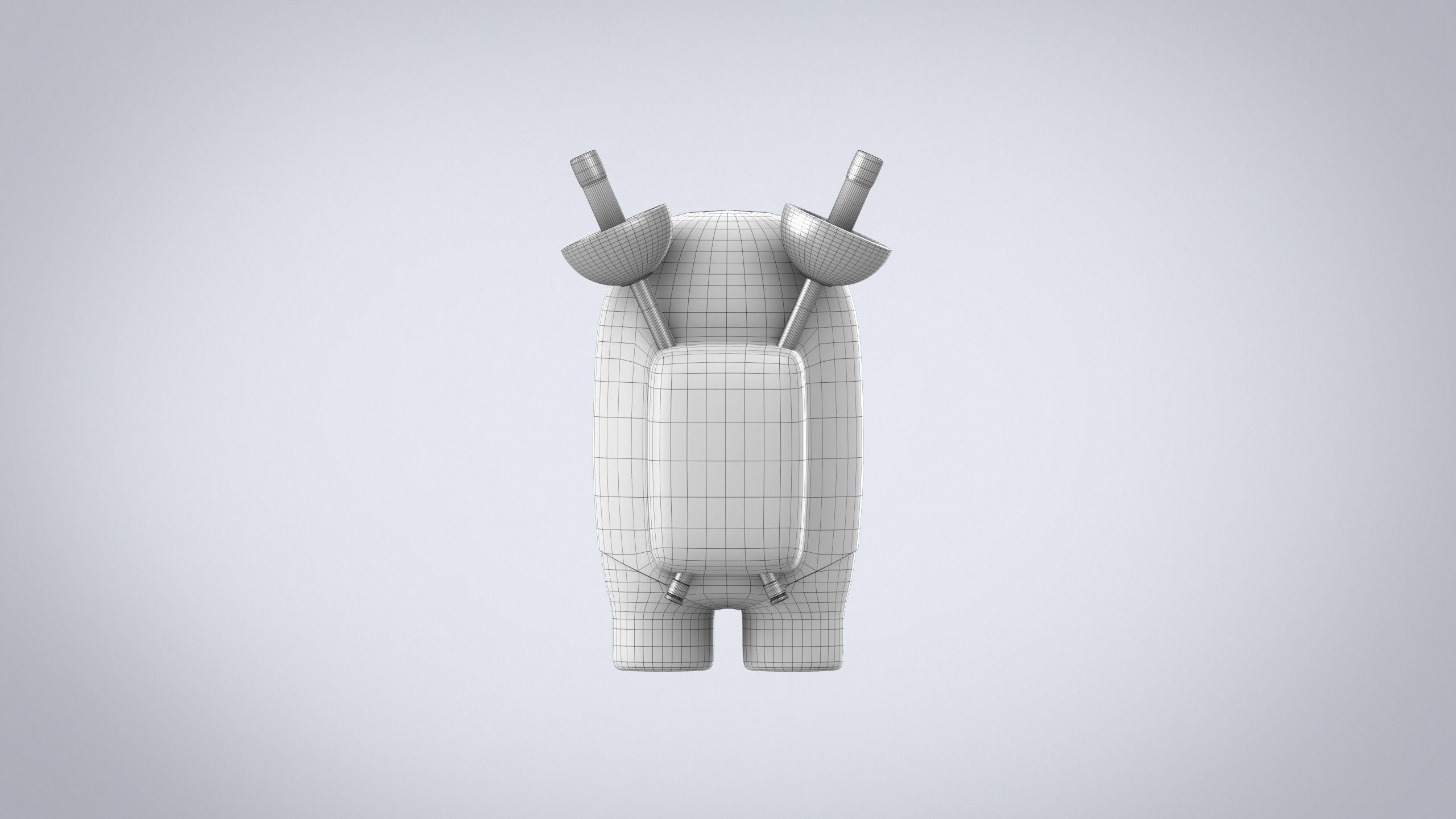 Figure among us fencer easy print 3D model 3D print model_12