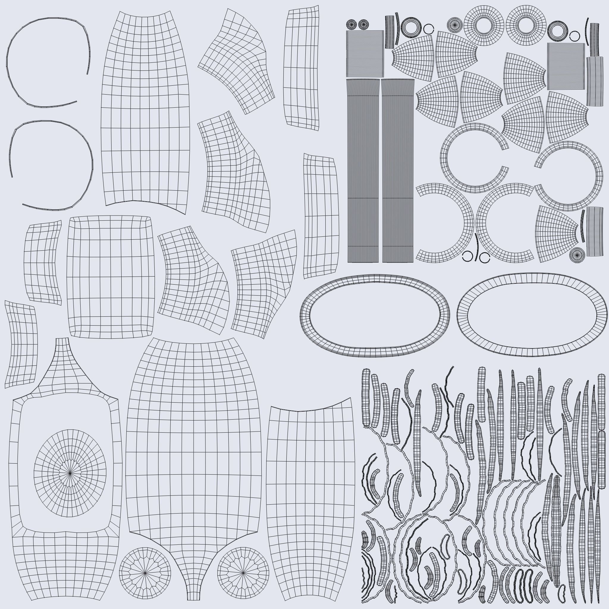 Figure among us fencer easy print 3D model 3D print model_13