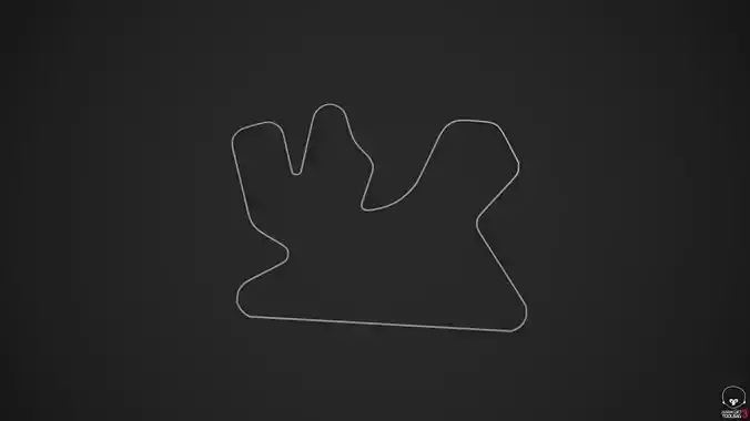 Losail International Circuit - Qatar - 3D Printable 3D print model
