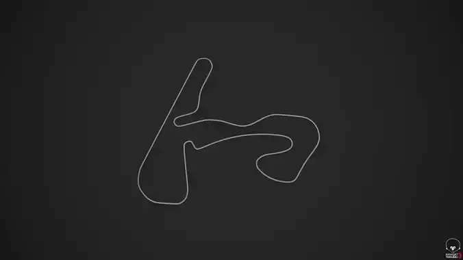 Circuit Park Zandvoort - Netherlands - 3D Printable 3D print model