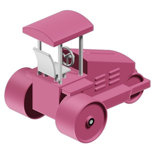 Toddler Road Roller Toy 3D model_1
