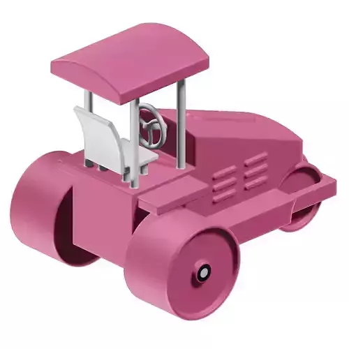 Toddler Road Roller Toy 3D model