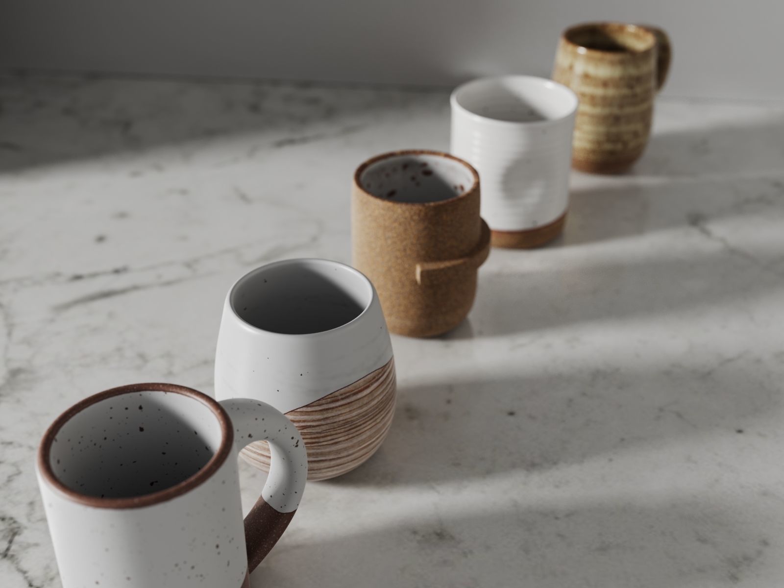 Mug Set  3D model_1