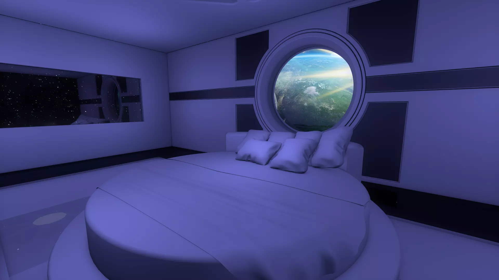 Sci Fi Room 3D model_0