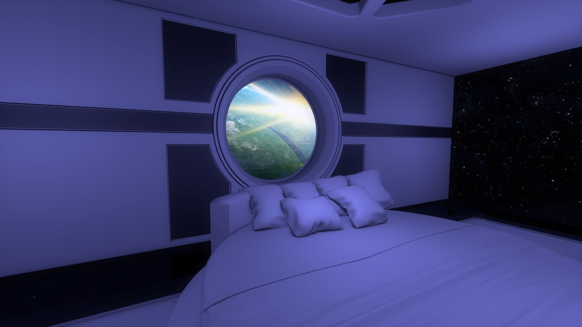 Sci Fi Room 3D model_4