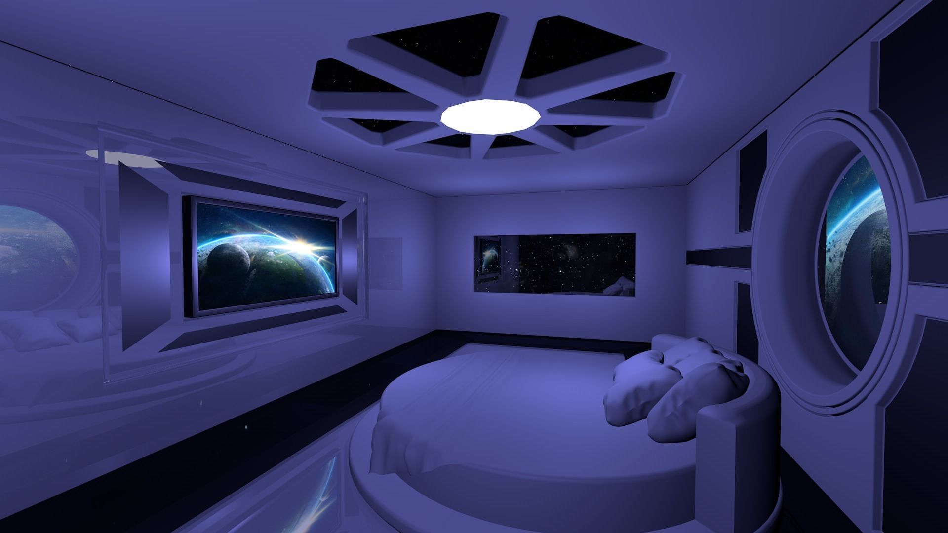 Sci Fi Room 3D model_5